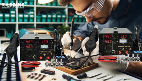 Methods For Cleaning And Replacing The Nozzle Of A Hot Air Rework Station Saike Tool
