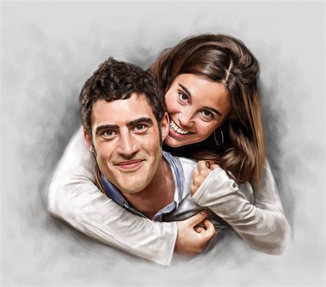 Drawing Illustration Art Collectibles Digital Couple Digital