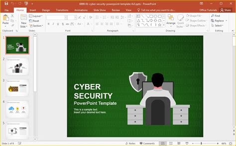 Cyber Security Powerpoint Template Free Of Best Cyber Security ...