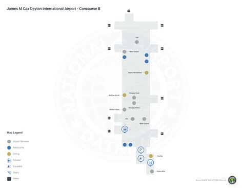 Dayton Airport (DAY) | Terminal maps | Airport guide