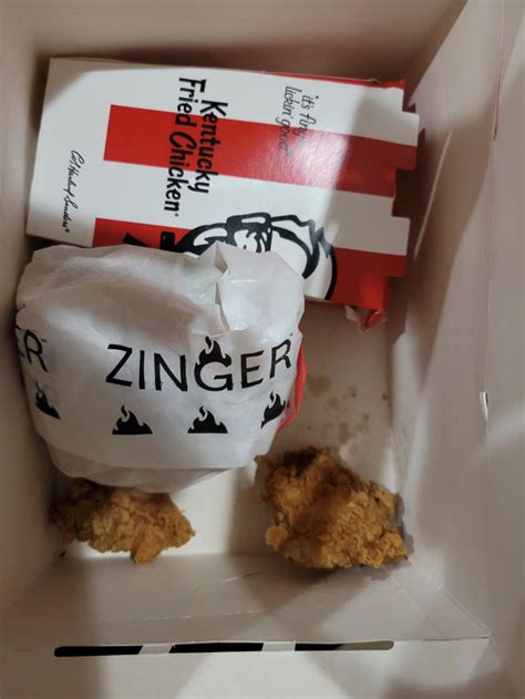 Man Aiming To Eat Kfc Zinger Box For 100 Days Straight 48 Off