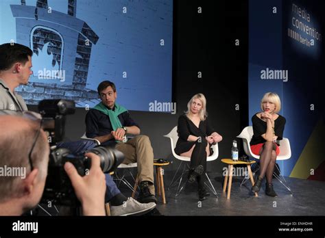 Marija Aljochina And Nadeschda Tolokonnikowa From The Band Pussy Riot At The Media Convention