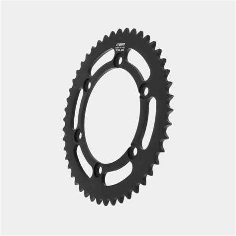 PBR 236 Black Steel Rear Sprocket Step 520