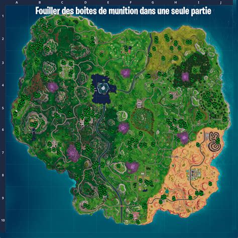 Fortnite Fouiller Des Bo Tes De Munitions En Une Seule Partie D Fi