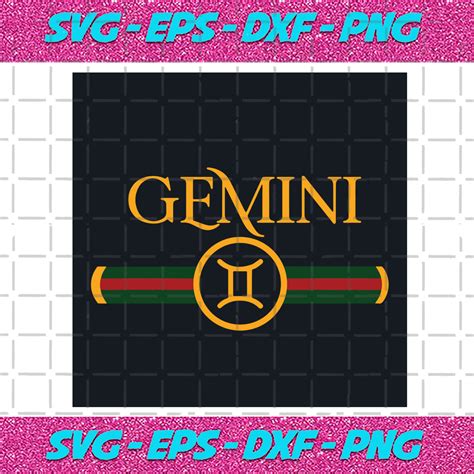 Gemini Zodiac Birthday Svg Birhtday Svg May Birthday Svg June