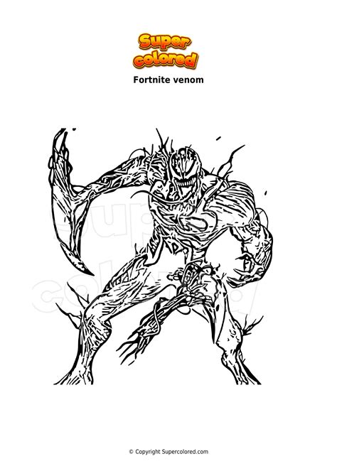 Fortnite Venom Coloring Pages Venom Ausmalbilder Ausmalbilder Images