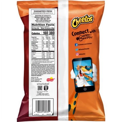 Cheetos Bag Of Bones Flamin Hot Cheese Flavored Snacks 2 37 Oz Smiths Food And Drug