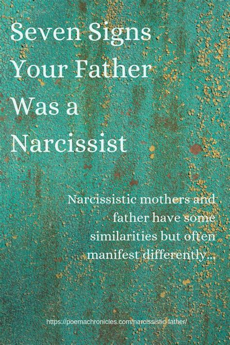 7 Signs Of A Narcissistic Father In 2021 Narcissist Father Faith