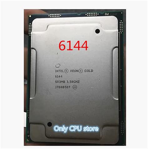 Intel processor Xeon Gold 6144 3.5 GHz 8 cores/16threads CPU for server ...
