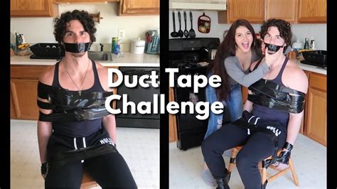 Duct Tape Challenge Couples Edition Youtube