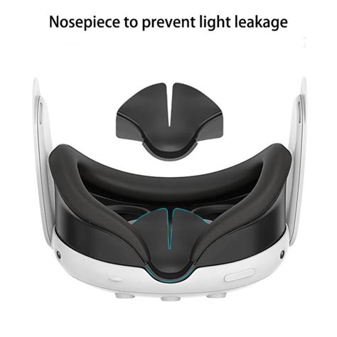 For Meta Quest 3 Silicone Nose Pad Vr Headset Anti Sweat Replacement