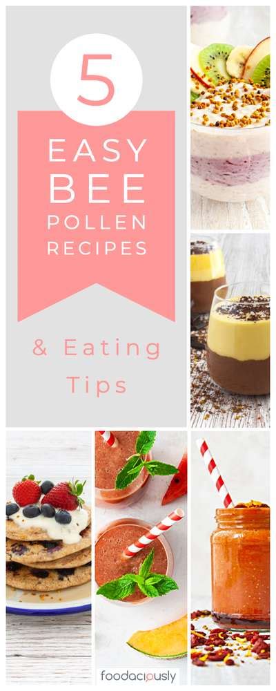 5 Easy Bee Pollen Recipes | Foodaciously