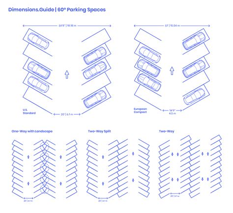 Parking Lot Layouts Dimensions & Drawings | Dimensions.com