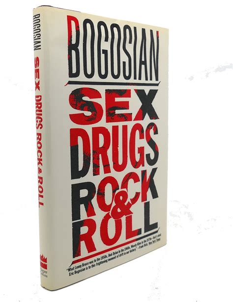 Sex Drugs Rock Roll Eric Bogosian First Edition First Printing