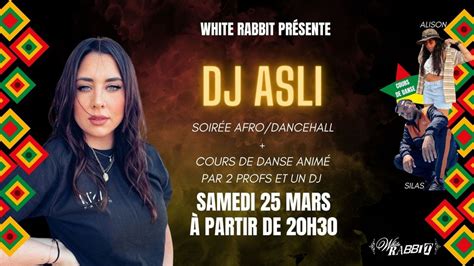 Soir E Afro Dancehall Au White Rabbit Avec Cours De Danse Tarpin Bien