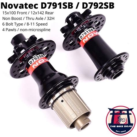 Novatec Thru Axle Non Boost MTB Hubs Shopee Philippines