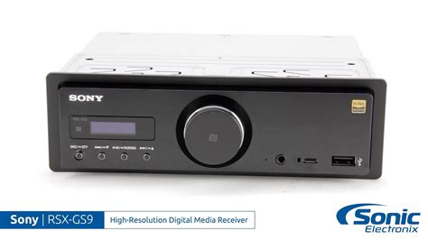 Sony Rsx Gs Hi Res Car Audio Stereo Receiver Product Overview Youtube