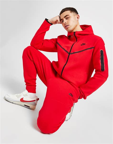 Red Nike Tech Fleece Joggers Jd Sports Uk