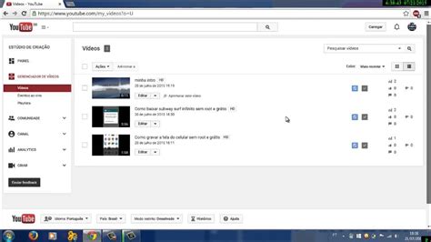 Como Excluir Um Video Do Youtube Metodo Rapido E Pratico YouTube