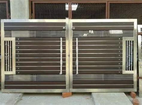 Modern Stainless Steel Swing Gate Designs For Home Office At Rs 1500