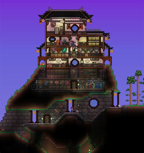 Terraria Dynasty Wood House - Spamlee