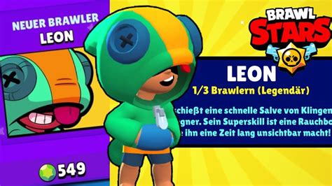 LEON neuer Legendärer Brawler Megabox öffnen Brawl Stars deutsch