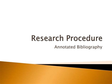 Ppt Research Procedure Powerpoint Presentation Free Download Id