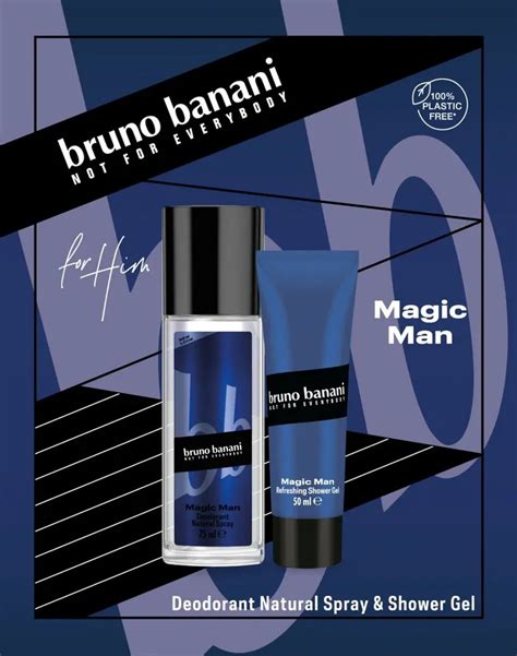 Bruno Banani Magic Man Gift Set Ml Deodorant Natural Spray Ml