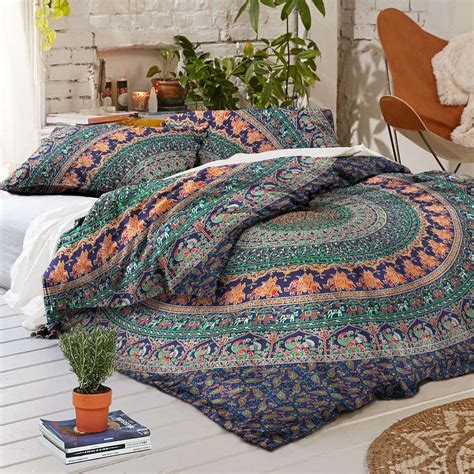 New Boho Hippie Eberlee Tapestry Full Duvet Cover Set Boho Duvet