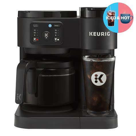 Keurig K Duo Essentials Hot Iced Single Serve K Cup Pod Coffee Maker