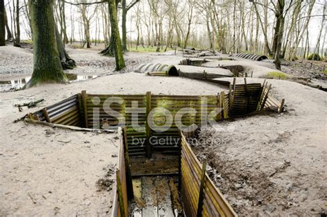 Ww1 Trenches, Sanctuary Wood, Ypres, Belgium stock photos - FreeImages.com