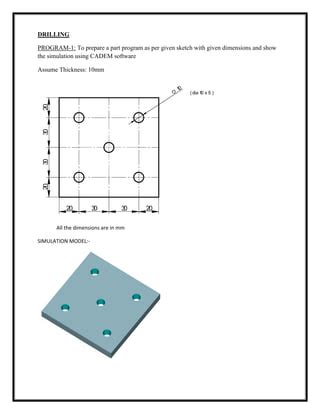 Cnc drilling | PDF