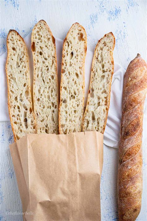 Same Day Sourdough Baguette Recipe The Flavor Bells