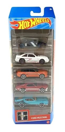 Hot Wheels Colección Ford Mustang 5 Pack Mattel Envío gratis
