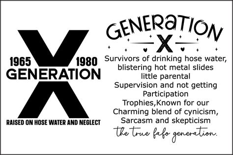 Generation X Shirt Gen X Svg Gen X Png Graphic By DIGITAL DESIGN SHOP