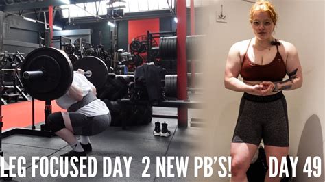 Heavy Squats Leg Focused Full Body Session 2 New Pbs Powerbuilding Day 49 Youtube