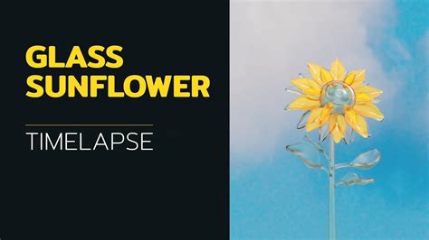 Glass Sunflower D Modeling Timelapse Blender Youtube