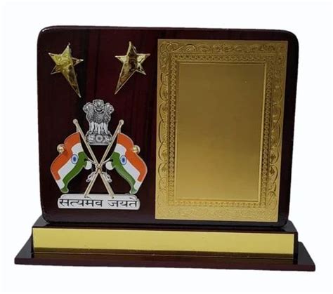 Golden And Brown Printed Rectangular Award Momento At Rs 320piece In