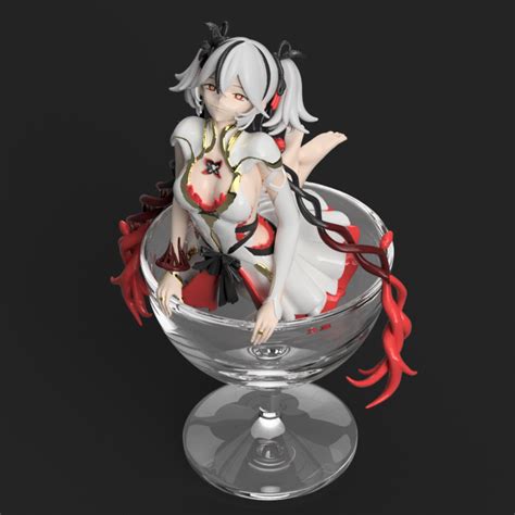 Archivo 3d Anime Camellia Wuthering Waves 🌊 ・modelo Para Descargar Y