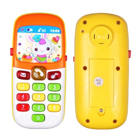 Électronique Jouet Téléphone Musical Mini Mignon Enfants Téléphone