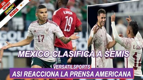 Asi Reacciona Prensa Americana A Victoria De Mexico Vs Costa Rica Youtube