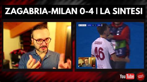 La Sintesi Di Dinamo Zagabria Milan Youtube