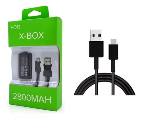 Kit Carga Y Juega Control Xbox One Series S X Con Cable C Cuotas Sin