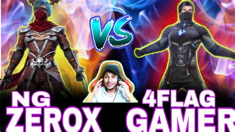 Zerox Ff 🔥 Vs 4flag Gamer 😈ll Nonstop Gaming Live😍 Reaction Ll Zerox