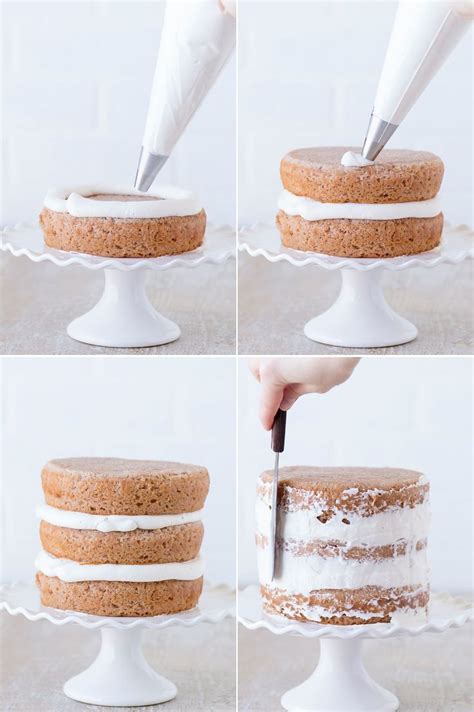 Love Wedding Cakes This Strawberry Naked Cake Is Made With Fresh Pureed Strawberries And Is