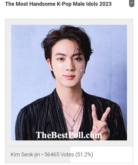 On Twitter Rt Vickyoh I Vote Jin From Bts For