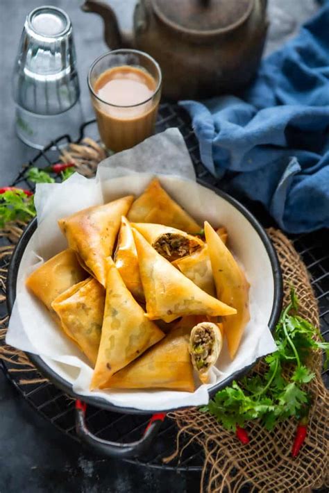 Chicken Samosa Recipe Step By Step Video Whiskaffair