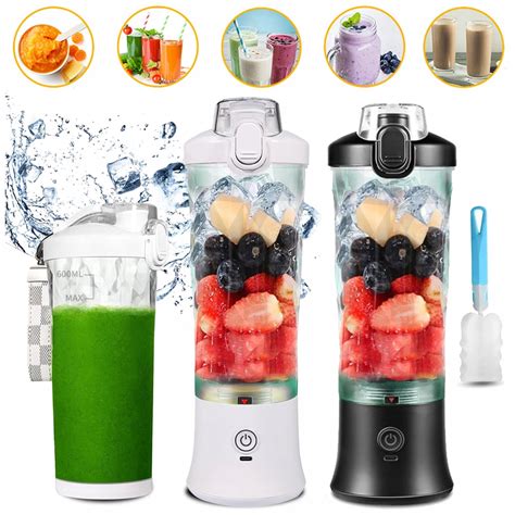 PRZENOŚNY BLENDER 600ML KUBEK DO WYCISKANIA SOKU SMOOTHIE BLENDER USB