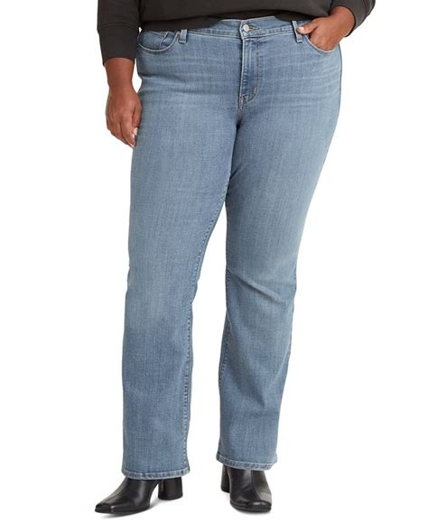 Levis Trendy Plus Size 415 Classic Bootcut Jeans Macys