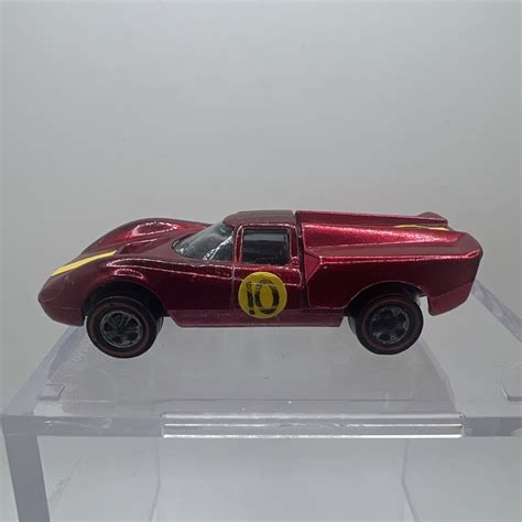 Vintage Hot Wheels Redline 1969 ROSE MAGENTA PINK Lola GT70 US CLEAN